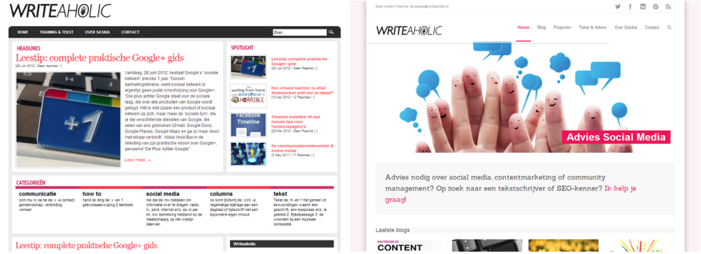 writeaholic blog naar site