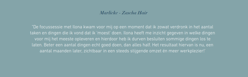 workshop promoten - testimonials