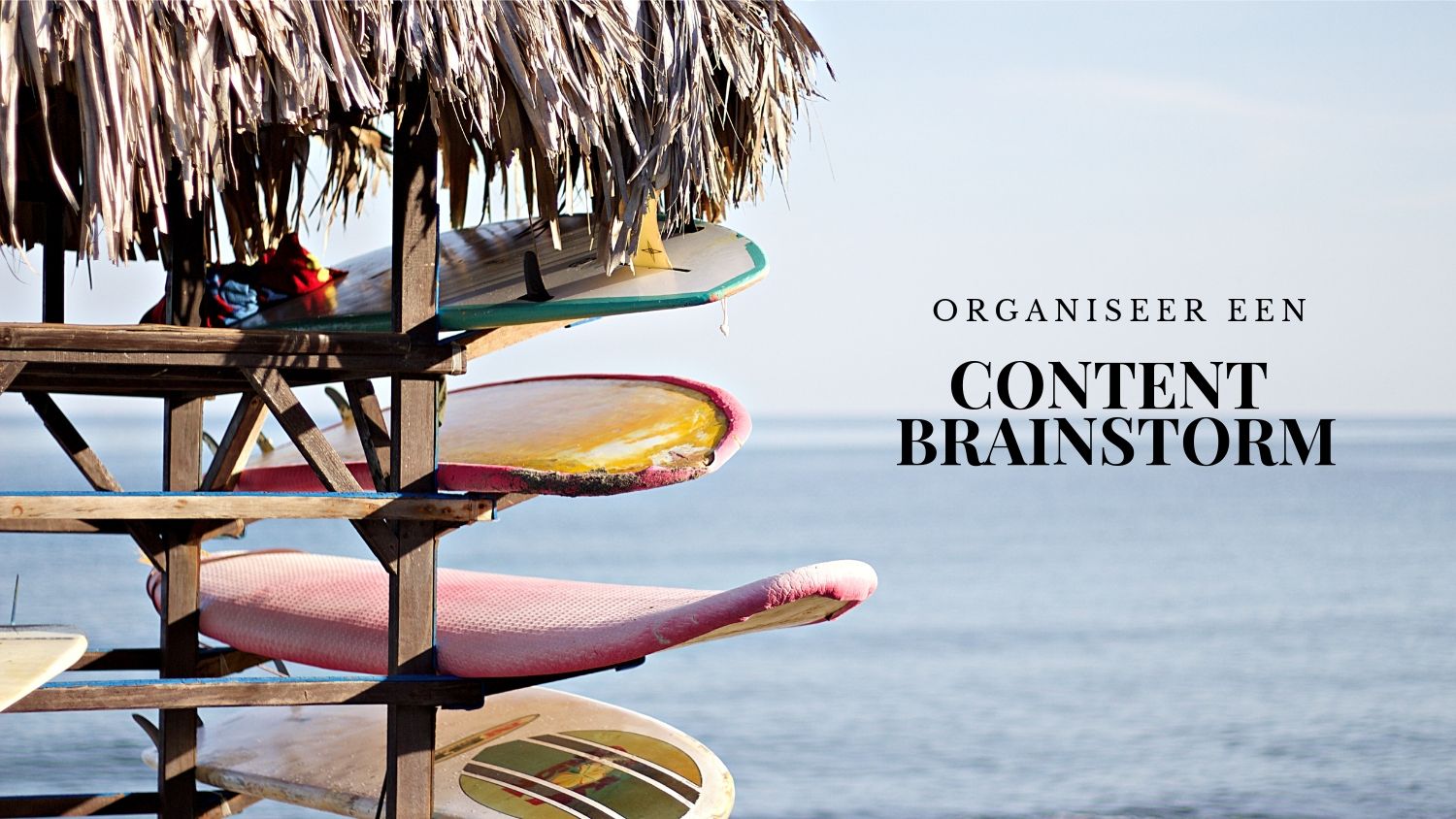 blogtips voor de zomer: contentbrainstorm